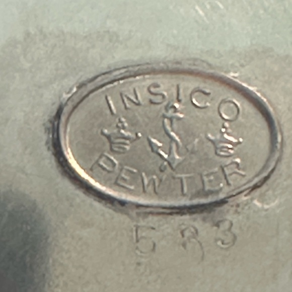 Insico Pewter 588 Vintage 1960’s Creamer & Sugar Set - Picture 7 of 13